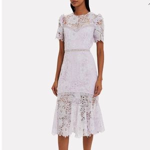 SAYLOR lazuli lace dress in lilac